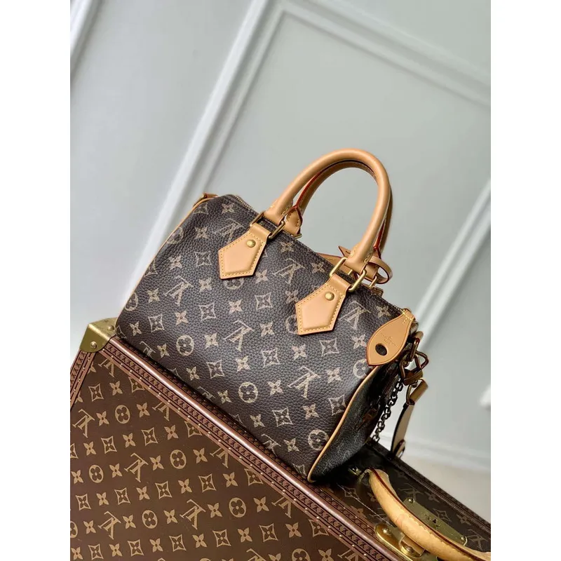 LV M24443 Louis Vuitton Speedy P9 Bandoulière 25 Taška Monogram Kůže