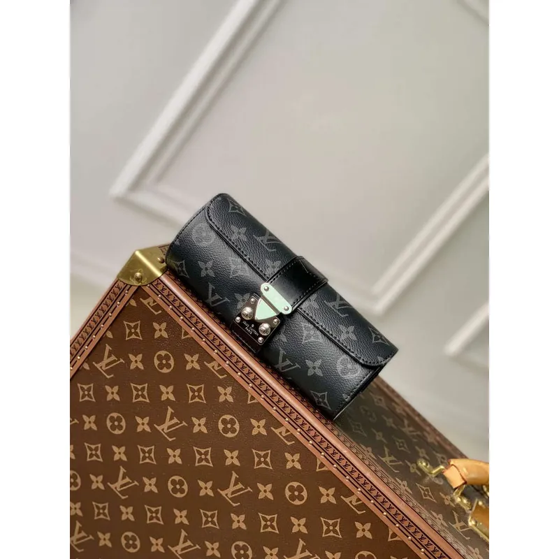 LV M10145 Louis Vuitton Etui Bijoux Šperkovnice Černá Monogram potažená plátnem