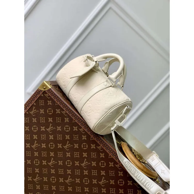 LV M24434 Louis Vuitton Keepall Bandoulière 25 Taška Full Moon