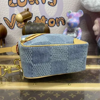LV N40706 Louis Vuitton Šachová taška přes rameno modrá