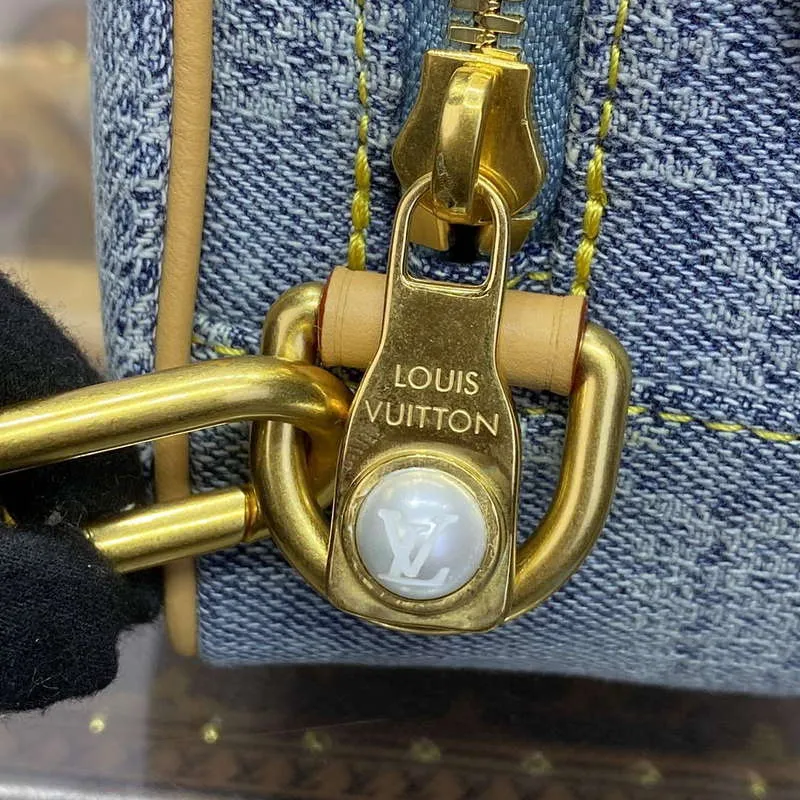 LV N40706 Louis Vuitton Šachová taška přes rameno modrá