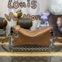 LV M25445 Louis Vuitton Slim Trunk Bag Hnědá