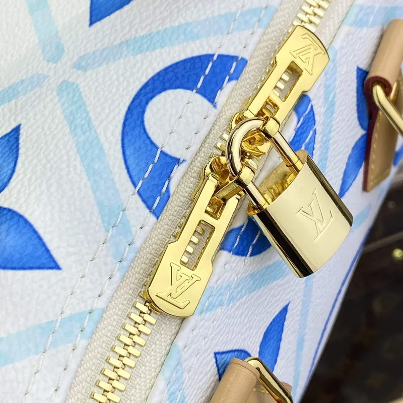 LV M11264 Louis Vuitton Speedy Bandoulière 25 Taška Lagoon Blue