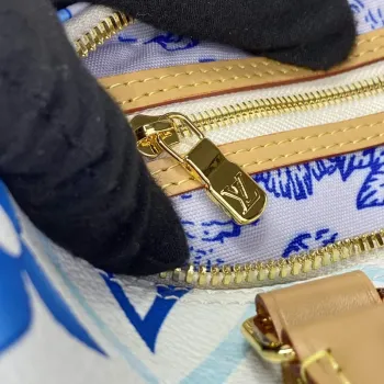 LV M11264 Louis Vuitton Speedy Bandoulière 25 Taška Lagoon Blue
