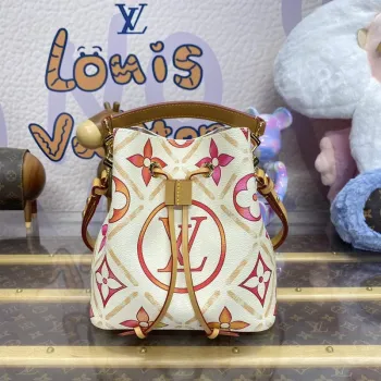 LV M25315 Louis Vuitton Néonoé BB Kabela na víno Korálová