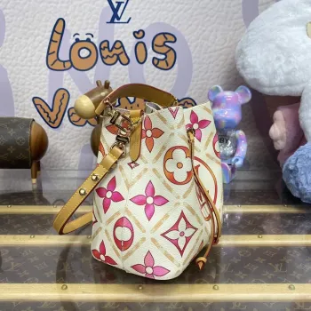 LV M25315 Louis Vuitton Néonoé BB Kabela na víno Korálová