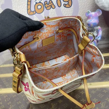 LV M25315 Louis Vuitton Néonoé BB Kabela na víno Korálová