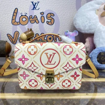 LV M11461 Louis Vuitton Pochette Métis Kabelka Korálová