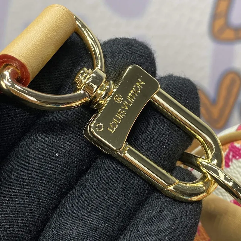 LV M11251 Louis Vuitton Keepall Bandoulière 45 Taška Korálová