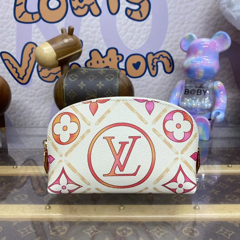 LV M11239 Louis Vuitton Pochette Cosmétique PM Taška Korálová