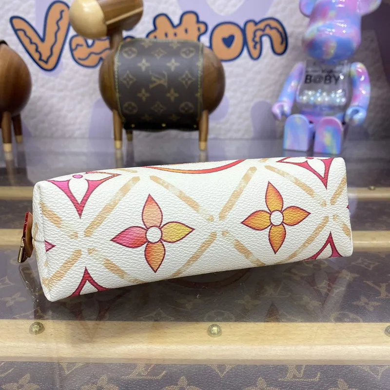 LV M11239 Louis Vuitton Pochette Cosmétique PM Taška Korálová