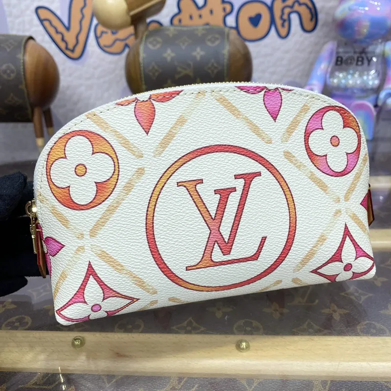 LV M11239 Louis Vuitton Pochette Cosmétique PM Taška Korálová