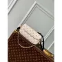 LV M83091 Louis Vuitton Peněženka na řetízku Ivy Mini Taška Monogram Dune potažená plátnem