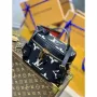 Louis Vuitton LV M45780 Nice Mini Vanity Case Monogram plátno Černá Krémová