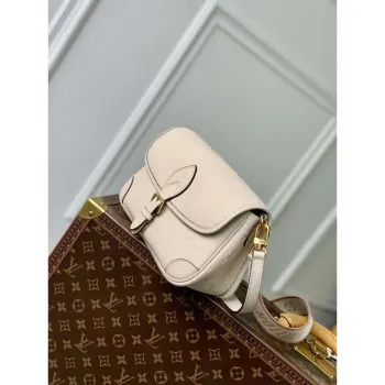 LV M46388 Louis Vuitton Diane Monogram Empreinte Kůže Bílá