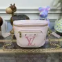 LV M82347 Louis Vuitton Mini Bumbag Monogram Empreinte Růžová
