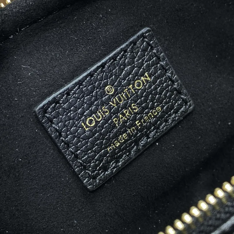 LV M46917 Louis Vuitton Mini Bumbag Monogram Empreinte Černá