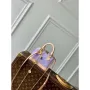 LV M82974 Louis Vuitton Nano Alma Kabelka Lesklá Levandulová