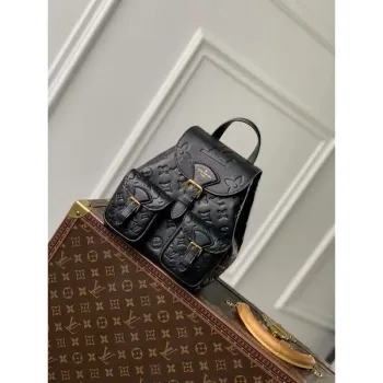 LV M47072 Louis Vuitton Hrací Záložní Batoh Černý