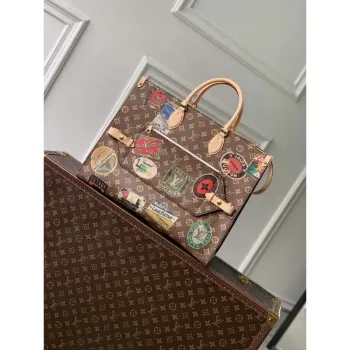 LV M47147 Louis Vuitton OnTheGo Voyage Tote Bag Monogram Canvas
