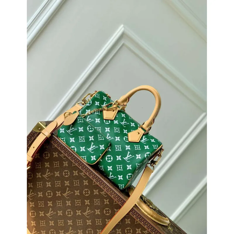 LV M24423 Louis Vuitton Speedy P9 Bandoulière 25 Monogram Taška Zelená