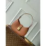 LV M24885 Louis Vuitton Nízká klíčová taška přes rameno Cognac Hnědá