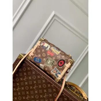 LV M47085 Louis Vuitton Boční kufr MM Jiná Monogram Kůže Kabelka