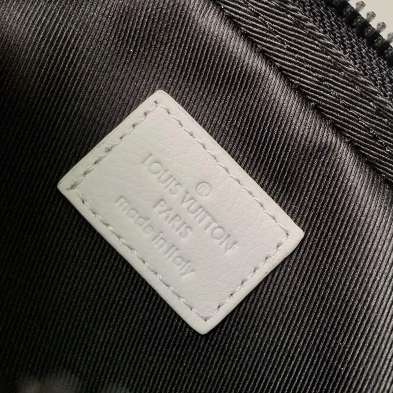 LV M83383 Louis Vuitton Alpha Wearable Wallet Bílá/Námořnická modř