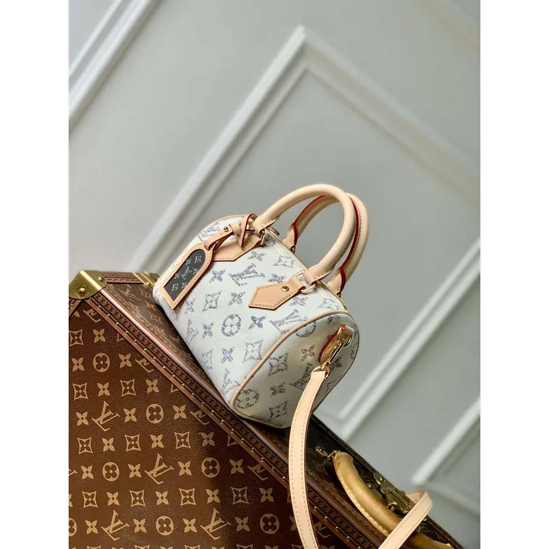 LV M24709 Louis Vuitton Speedy Bandoulière 20 Kabelka Multicolor Béžová