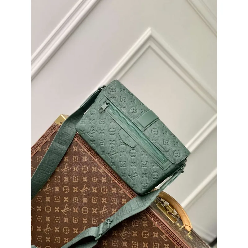 LV M24439 Louis Vuitton S Cape Messenger Bag Lesní Zelená