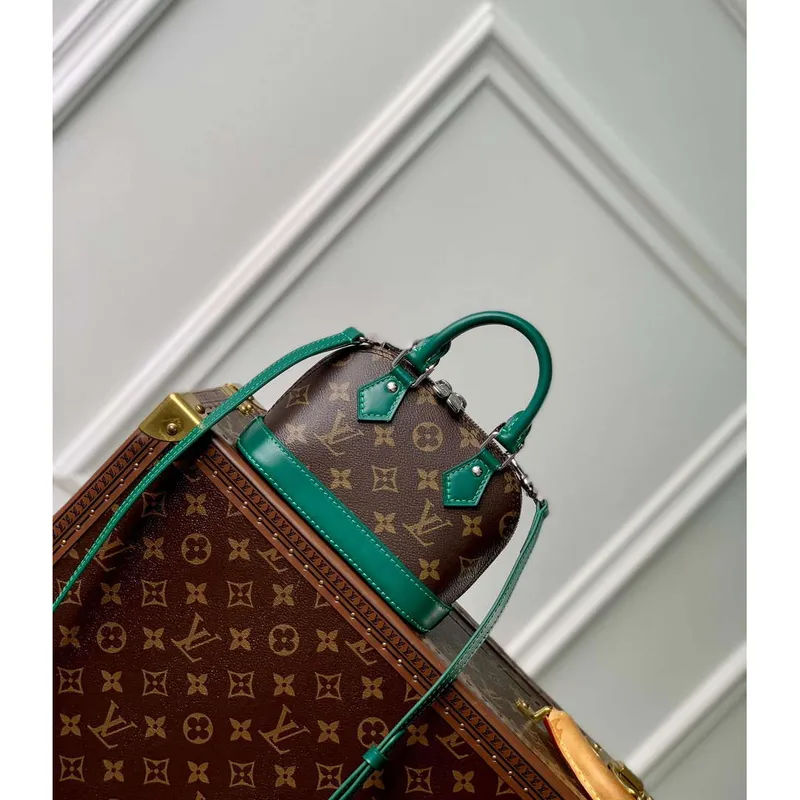 LV M82717 Louis Vuitton Nano Alma Taška Zelená