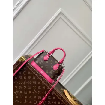 LV M82717 Louis Vuitton Nano Alma Taška Růžová Červená