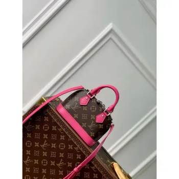 LV M82717 Louis Vuitton Nano Alma Taška Růžová Červená