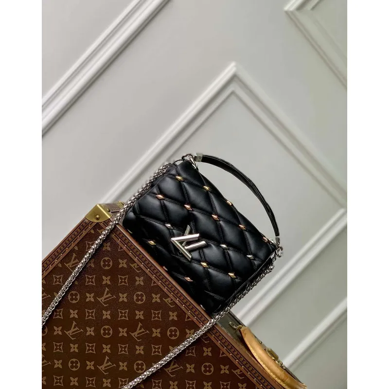 LV M24151 Louis Vuitton GO 14 MM Kabelka Černá