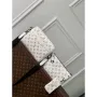 LV M24754 Louis Vuitton Trio Messenger Bag Bílá/Námořnická modrá