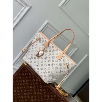 LV M24905 Taška Louis Vuitton Neverfull MM Multicolor Béžová