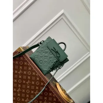LV M83052 Louis Vuitton Nano Steamer Bag Lesní Zelená