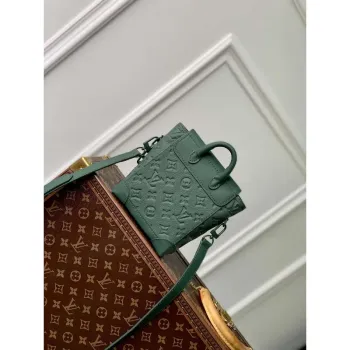 LV M83052 Louis Vuitton Nano Steamer Bag Lesní Zelená