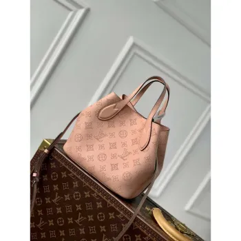 LV M23196 Louis Vuitton Blossom PM Mahina Tote Bag Růžová