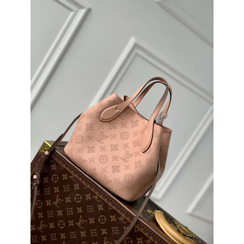 LV M23196 Louis Vuitton Blossom PM Mahina Tote Bag Růžová