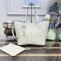 Louis Vuitton Blossom MM Mahina Tote Bag LV M21851 Béžová