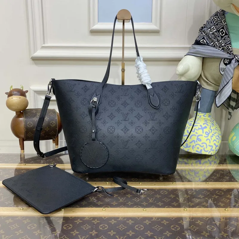 Louis Vuitton Blossom MM Mahina Tote Bag LV M21851 Černá