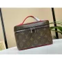 Louis Vuitton LV M44495 Nice Mini Vanity Case Monogram plátno Červená