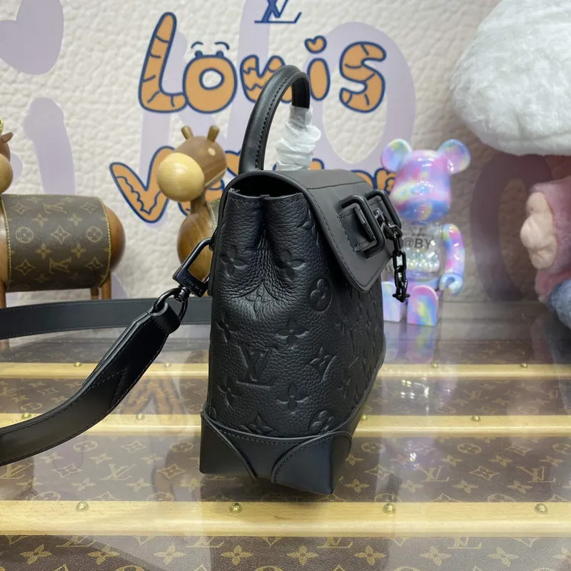 LV M24436 Louis Vuitton Steamer PM Taška Černá