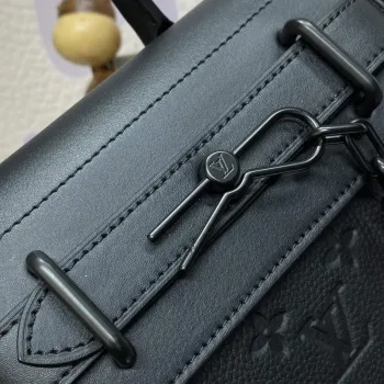 LV M24436 Louis Vuitton Steamer PM Taška Černá