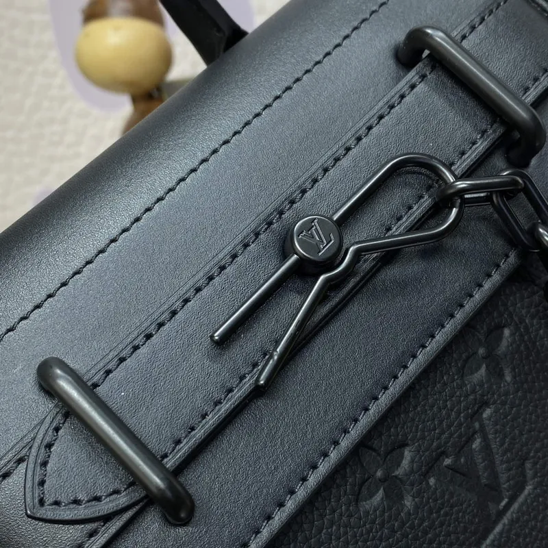 LV M24436 Louis Vuitton Steamer PM Taška Černá