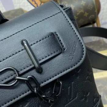 LV M24436 Louis Vuitton Steamer PM Taška Černá