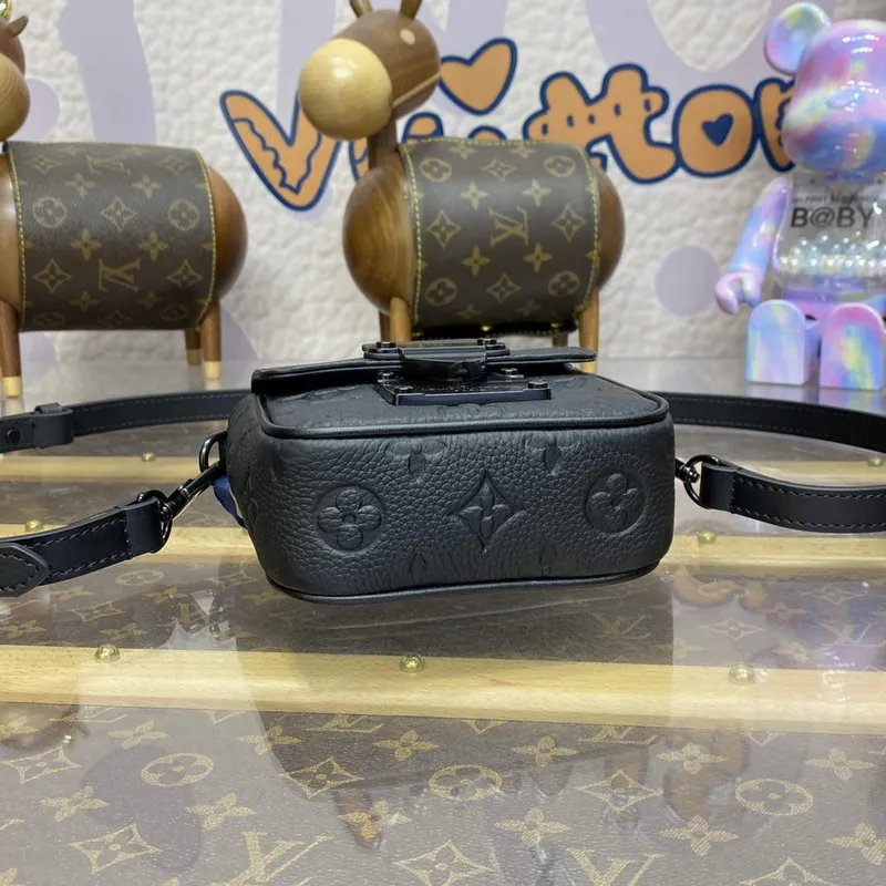 LV M83148 Louis Vuitton Pico S Lock Bag Černá