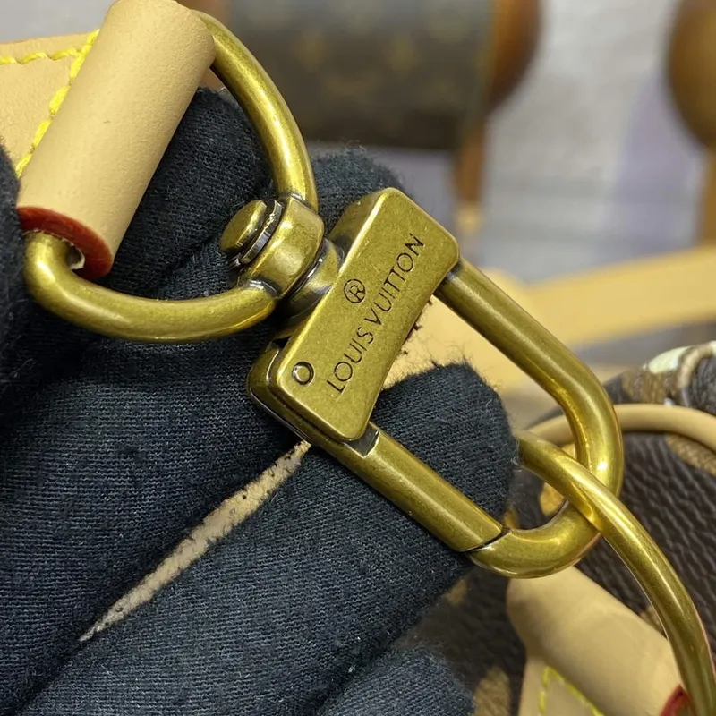 LV M24849 Louis Vuitton Keepall Bandoulière 25 Taška Čokoládová
