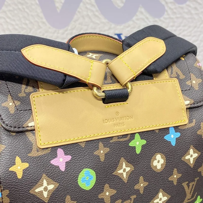 LV M25240 Louis Vuitton Christopher MM Batoh Čokoládový